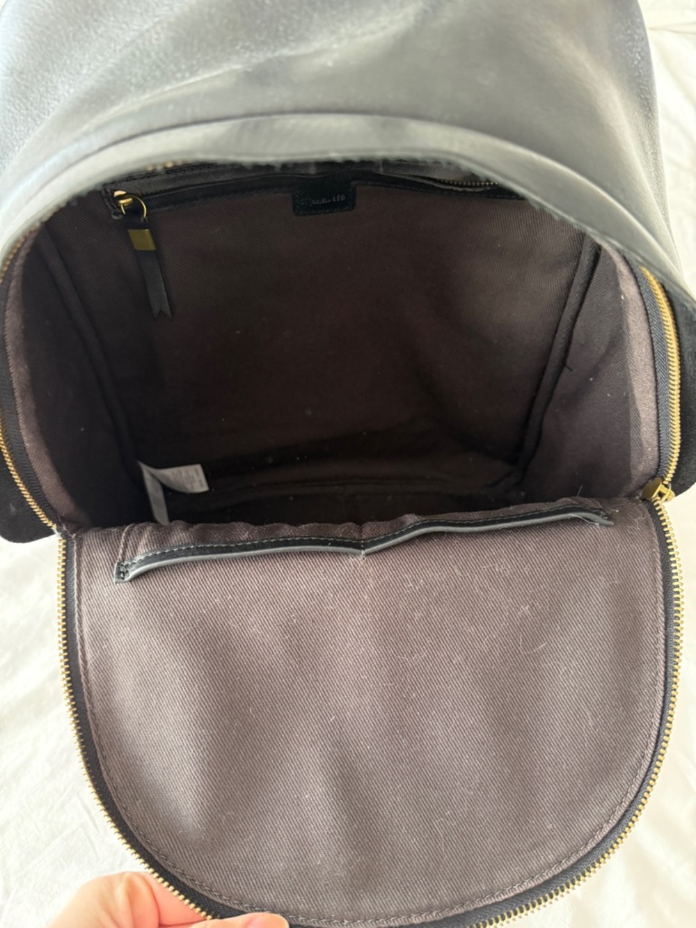 Madewell Black Leather Backpack - Picture 5 of 6